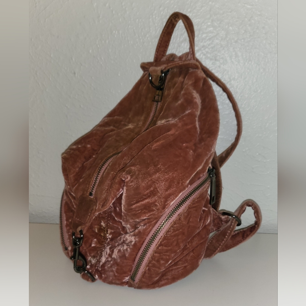 Rebecca Minkoff velvet Julian backpack